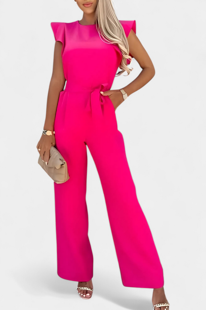 Shalonda | Jednobarevný elegantní top bez rukávů s mašlí