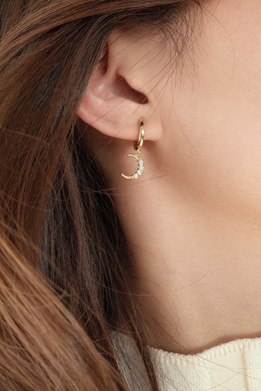 Nebeské náušnice se starou a měsícem