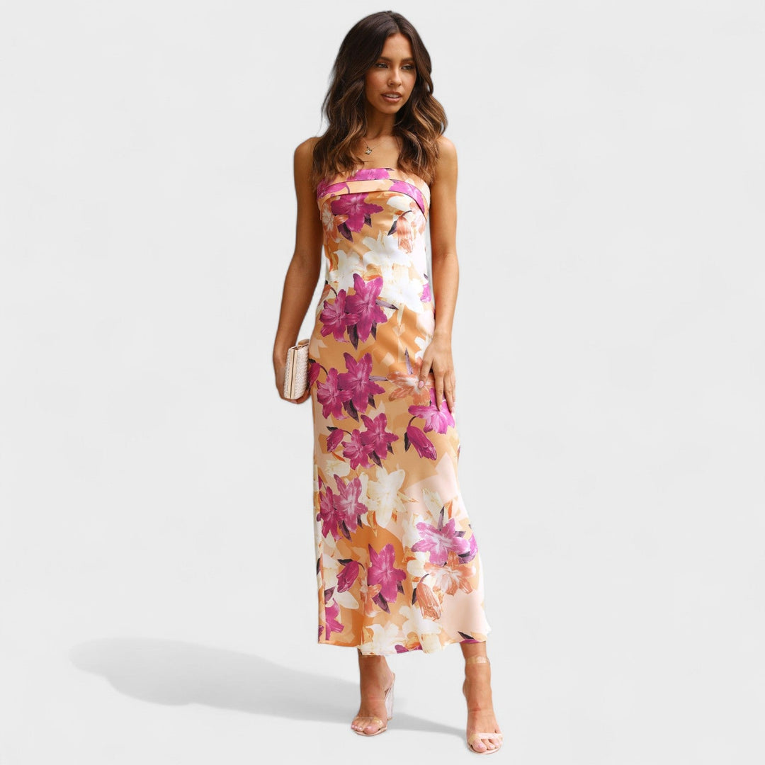 Carmen | Bezruké saténové šaty