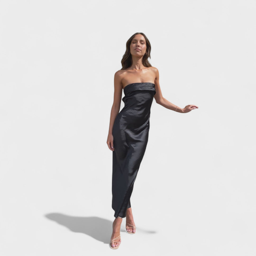 Carmen | Bezruké saténové šaty
