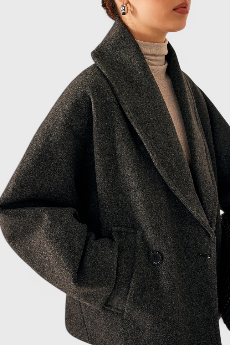 Helena | Oversized kabát z tkané látky