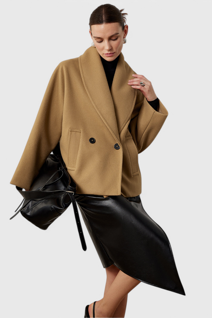 Helena | Oversized kabát z tkané látky