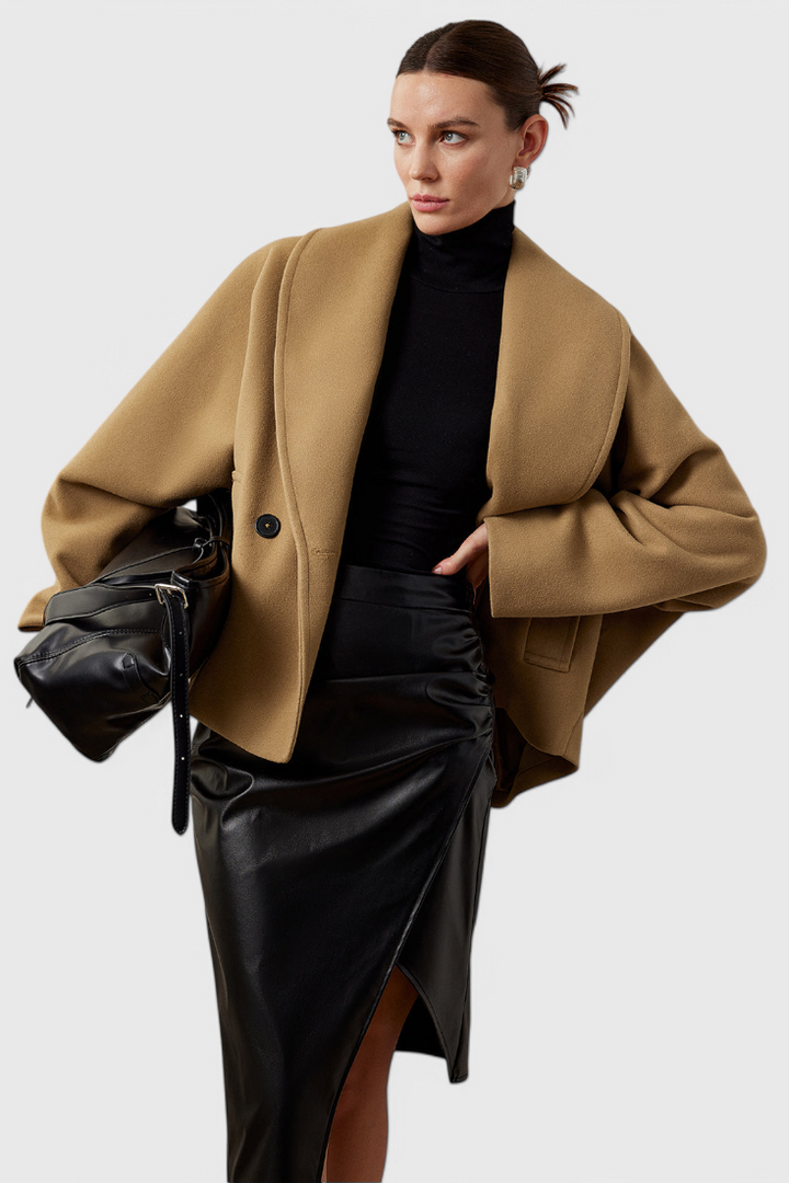 Helena | Oversized kabát z tkané látky