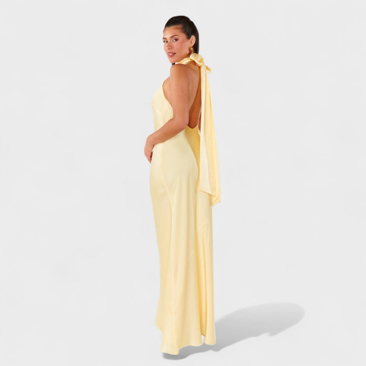 Martina - Šaty s saténovým stuhou