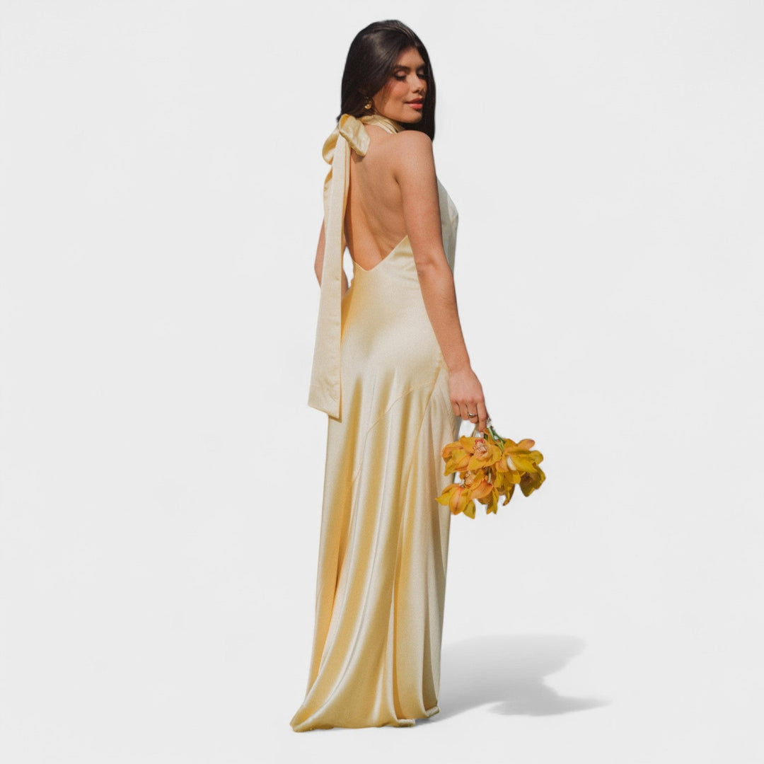 Martina - Šaty s saténovým stuhou