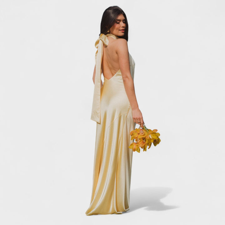 Martina - Šaty s saténovým stuhou