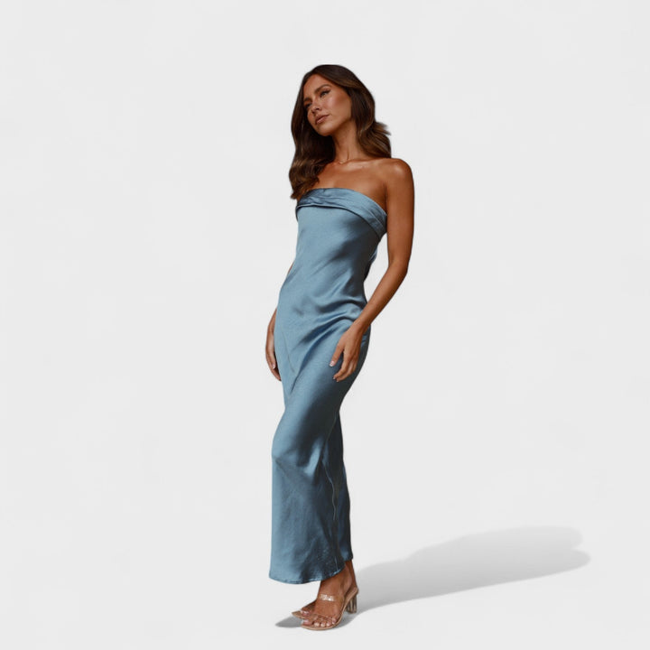 Carmen | Bezruké saténové šaty