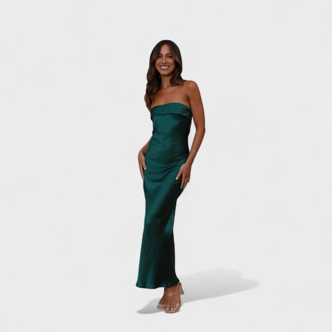 Carmen | Bezruké saténové šaty