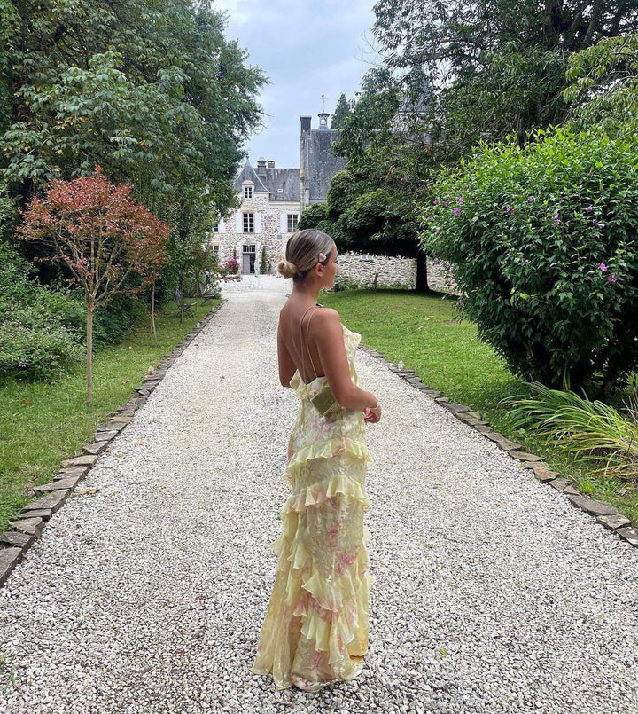 Julieta | Dlouhé šaty s volány – Okouzlující a romantické