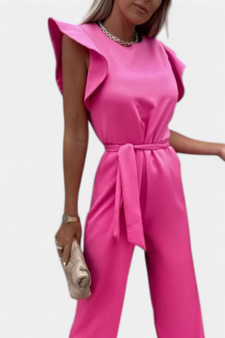 Shalonda | Jednobarevný elegantní top bez rukávů s mašlí