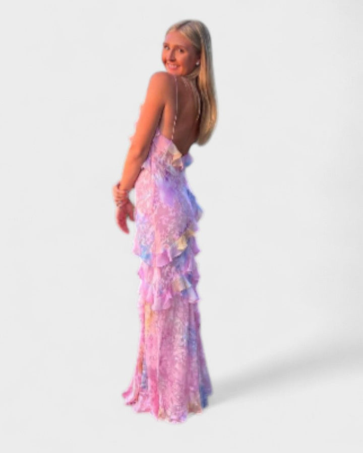 Julieta | Dlouhé šaty s volány – Okouzlující a romantické