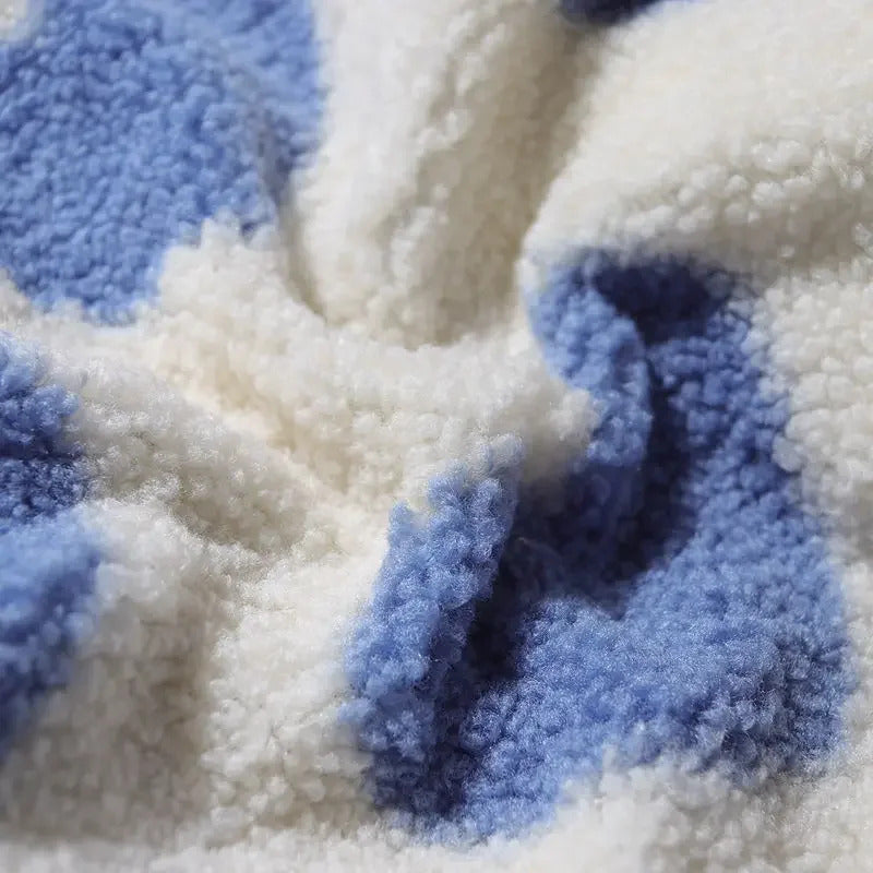 Katharina | Dvoubarevná bunda s obrázky srdcí