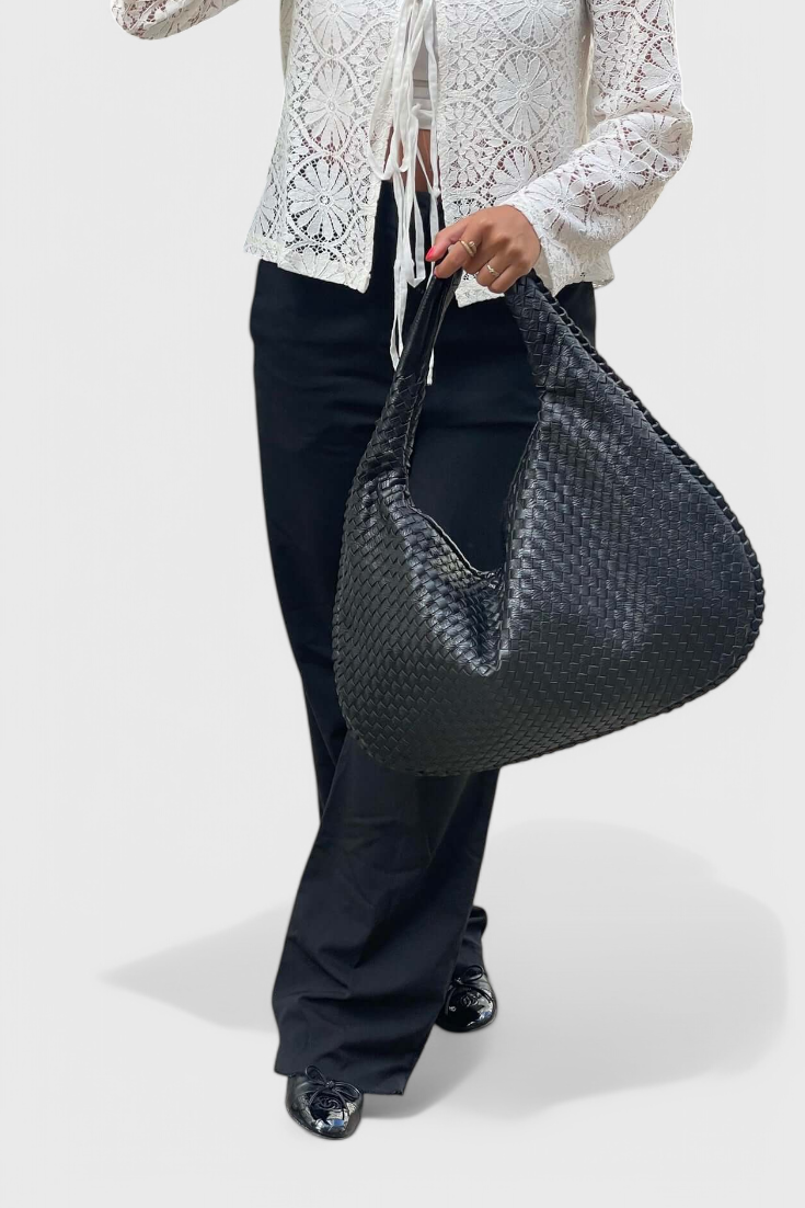 Tilly Střínací Kabelka Pletená