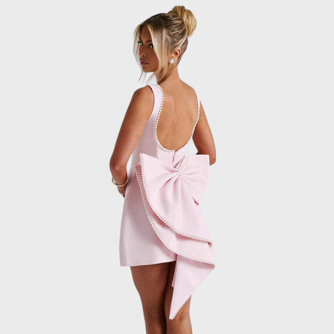 Carrie | Mini šaty s perlým páskem