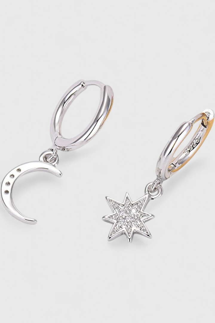 Nebeské náušnice se starou a měsícem