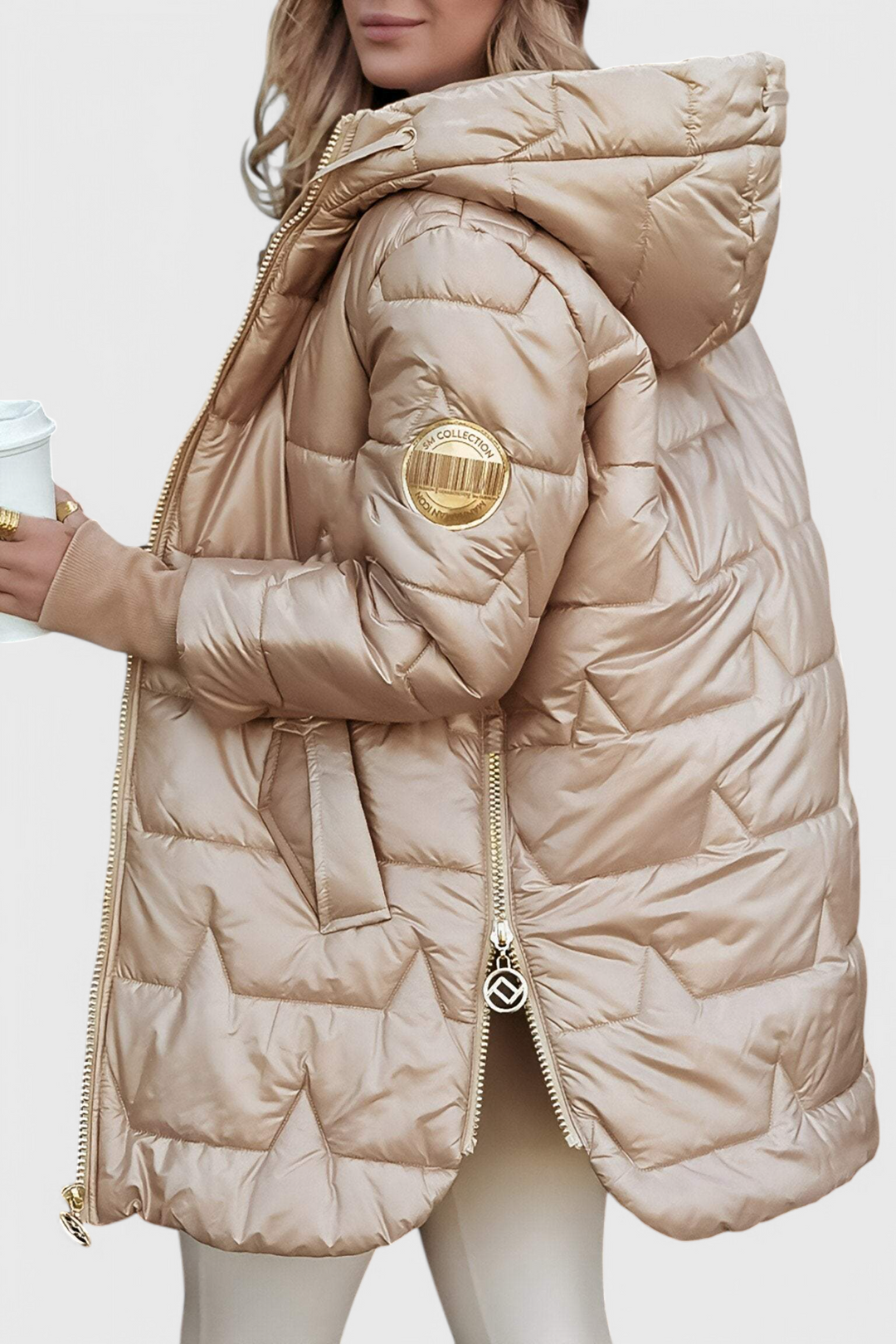 Marcella | Příjemný termoizolační kabát s kapucí