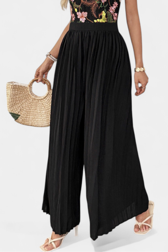 Maruja | Pánský Palazzo s květinovým výšivkou a průhlednou krajkou