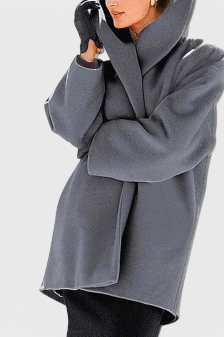 Aurora | Oversized kabát z bavlněné směsi