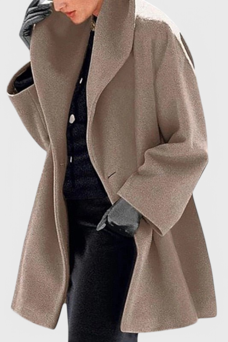 Aurora | Oversized kabát z bavlněné směsi