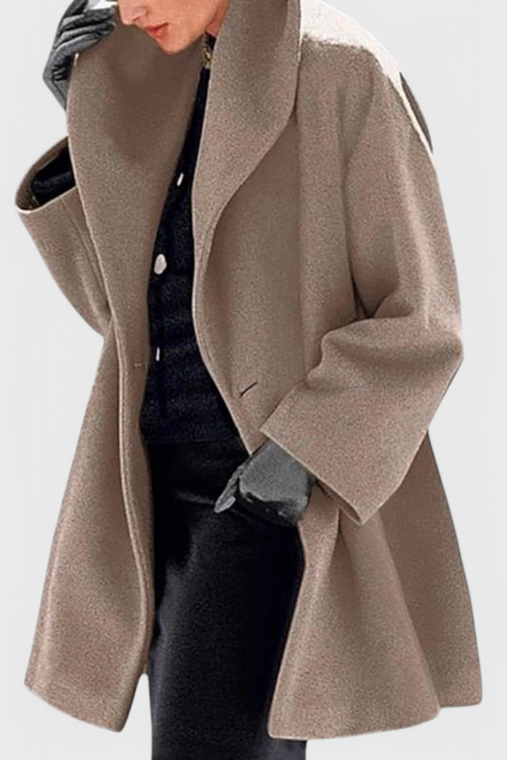 Aurora | Oversized kabát z bavlněné směsi