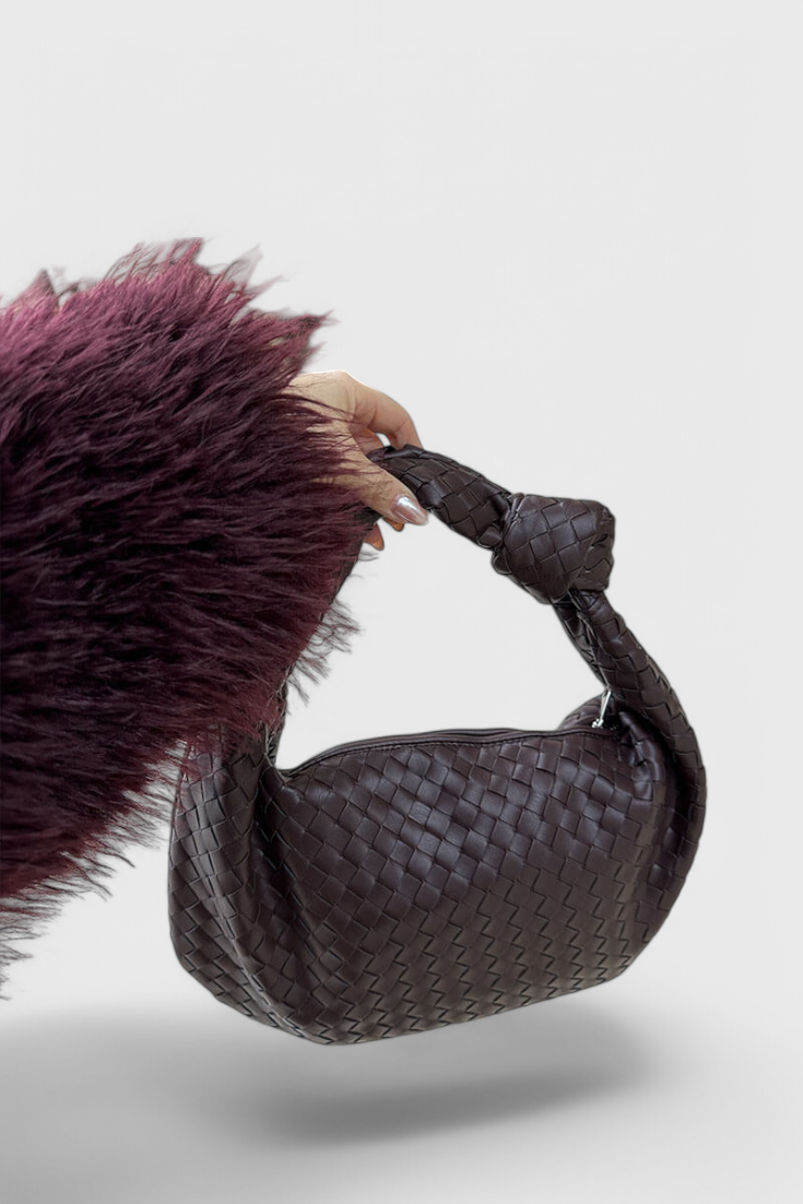 Střední pletená kabelka Sage