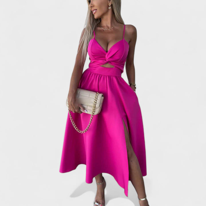 Cielo Divino – Středně dlouhé šaty s přední rozparkem