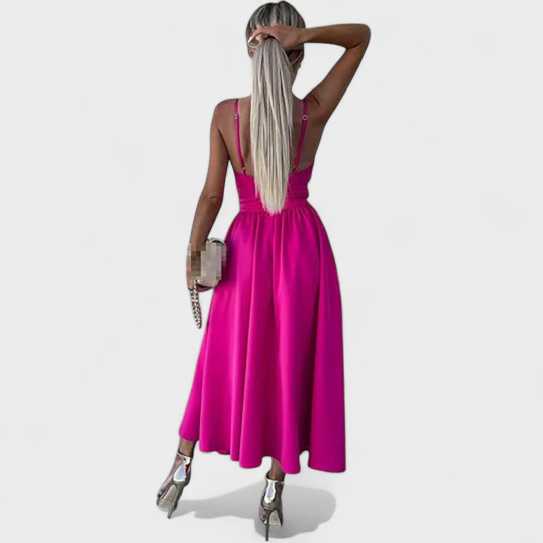 Cielo Divino – Středně dlouhé šaty s přední rozparkem