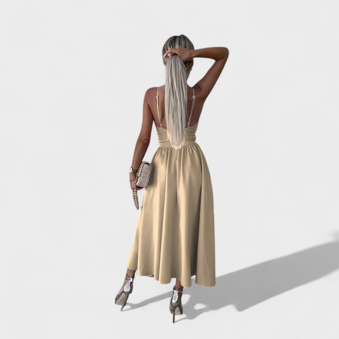 Cielo Divino – Středně dlouhé šaty s přední rozparkem