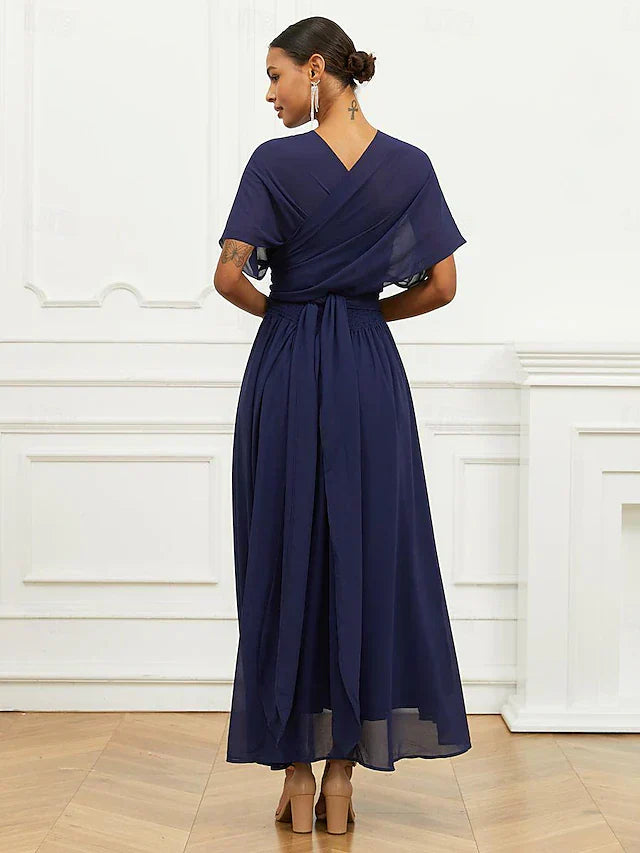 Helena | Midi formální šaty Helena s výstřihem do V